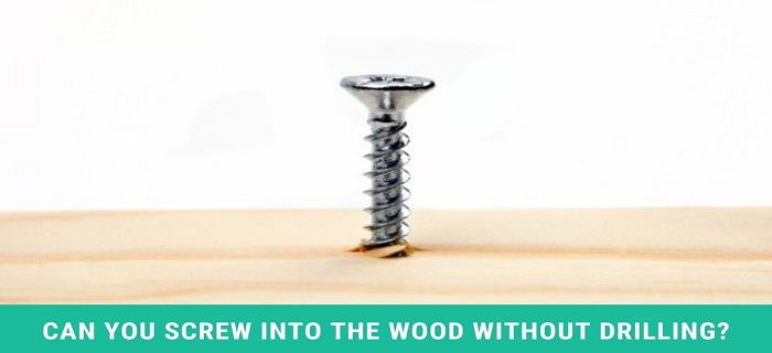 Can You Screw into the Wood Without Drilling