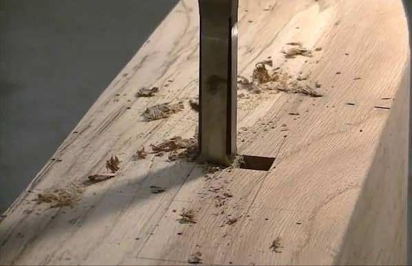 How To Drill A Square Hole In Wood Using Chisel