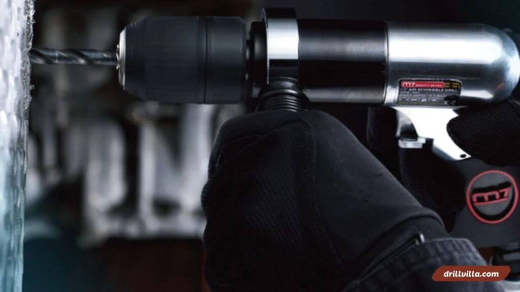 a pneumatic drill is commonly used