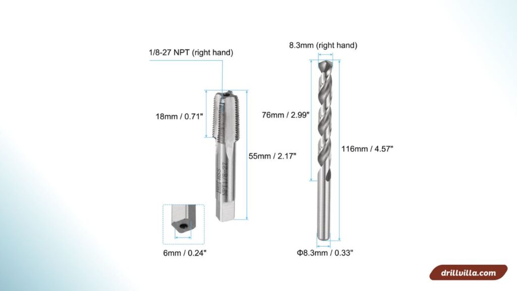 what drill size for 3/8-16 tap