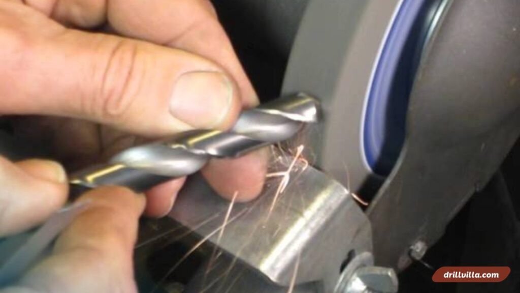 how to sharpen a drill bit