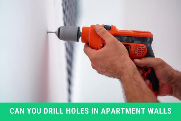 Can you drill holes in apartment walls