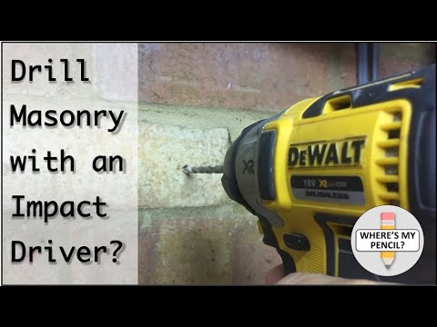 Can You Drill into Concrete With an Impact Driver?