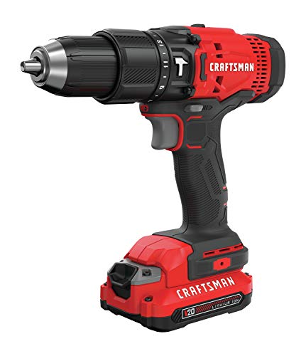 Cordless Hammer Drill With Battery And Charger