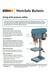 What Rules Should Be Followed When Using a Drill Press