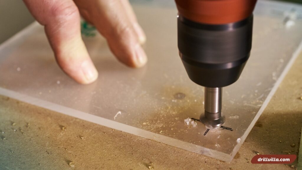 how to drill acrylic