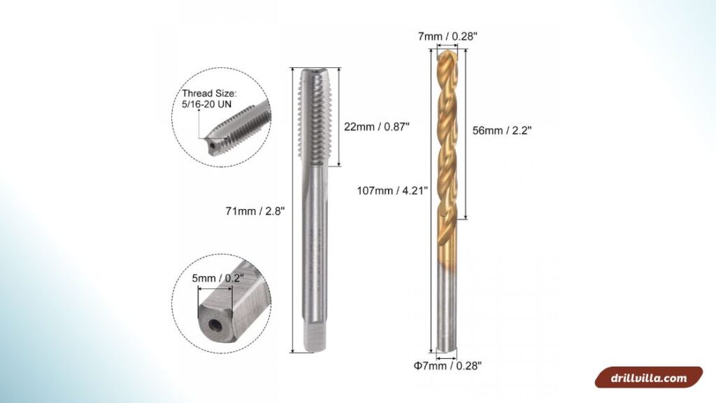 What Drill Bit Size for 5/16 Tap?