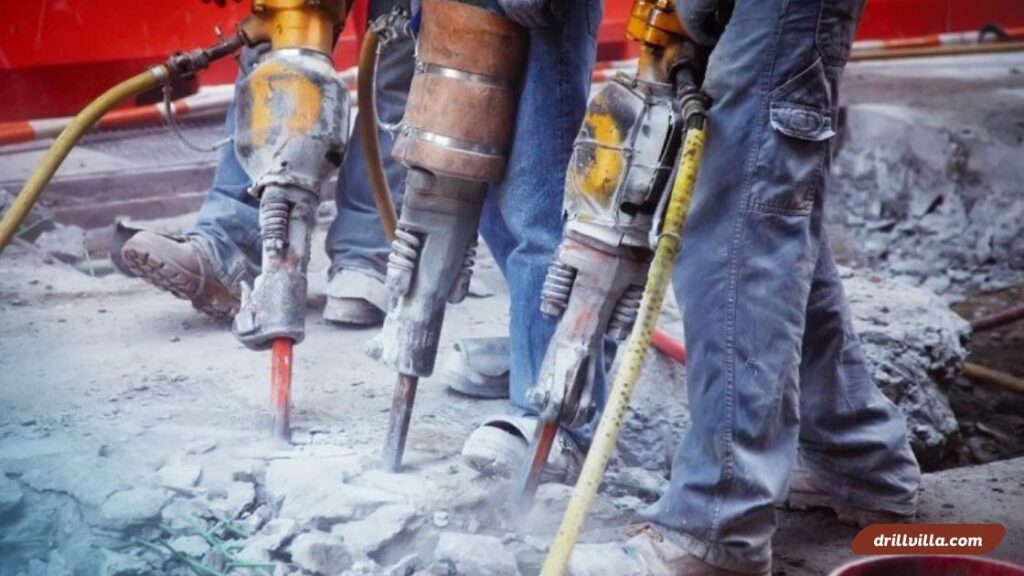 when is a pneumatic drill commonly used