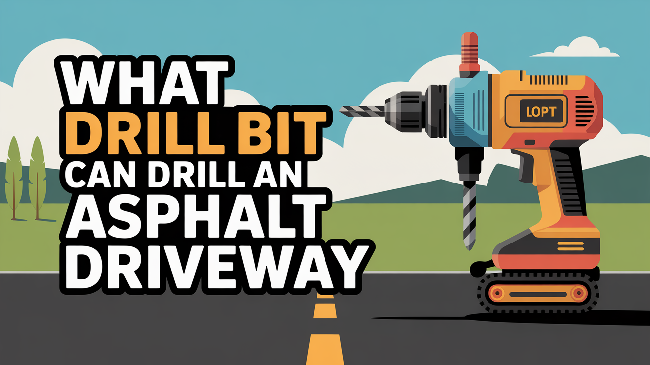 What Drill Bit Can Drill an Asphalt Driveway? Easy DIY Guide
