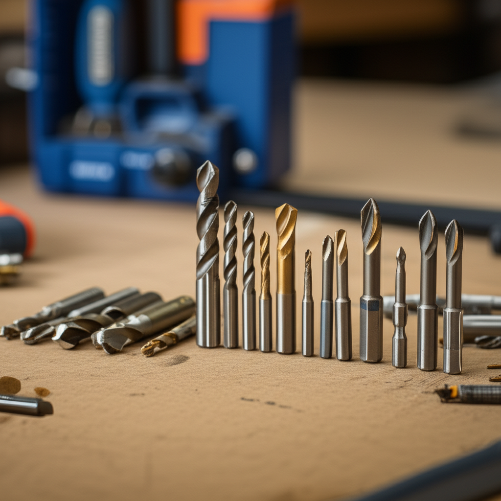 Generate a high-quality, relevant image prompt for an article about: Difference Between Drill Bits A