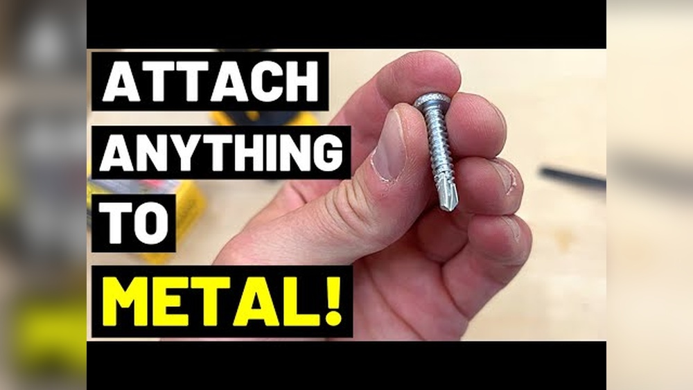 How To Drill Self Drilling Screws Into Metal