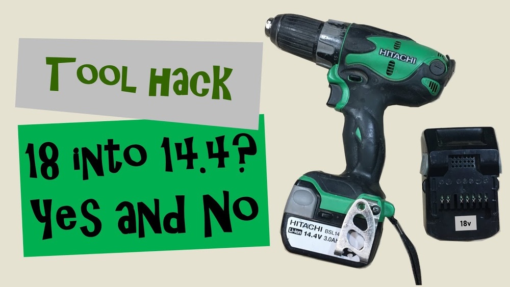 Can I Use an 18V Battery in a 14.4V Drill?