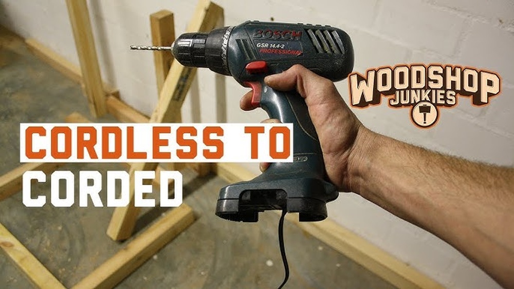 How to Convert a Cordless Drill to a Corded One