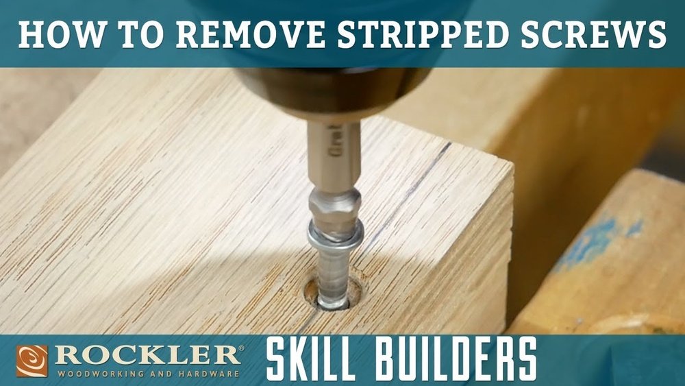 How to Remove a Stripped Screw With a Drill