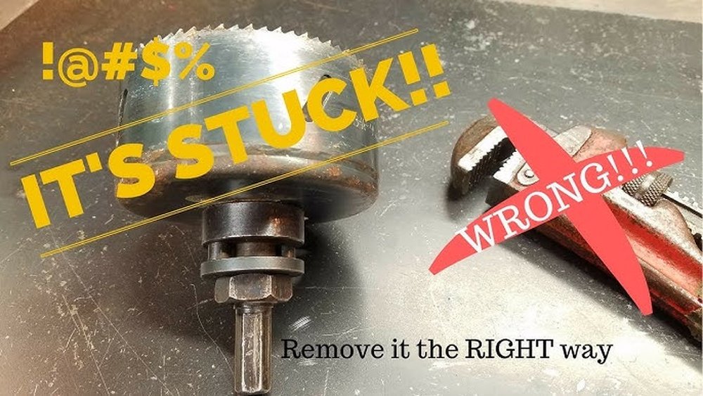 Why Does My Hole Saw Keep Getting Stuck?